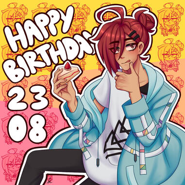 Akio Birthday Art