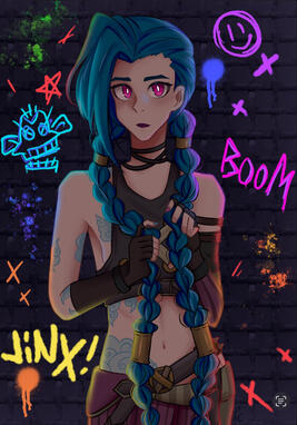 Jinx (Arcane/LoL) Fanart