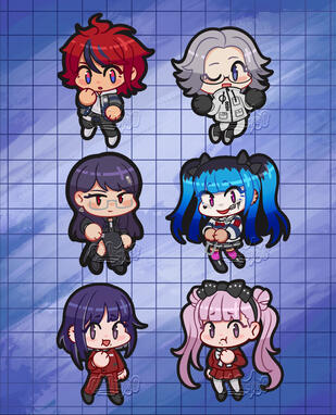 Twisted Wonderland Stickers/Tote bag design